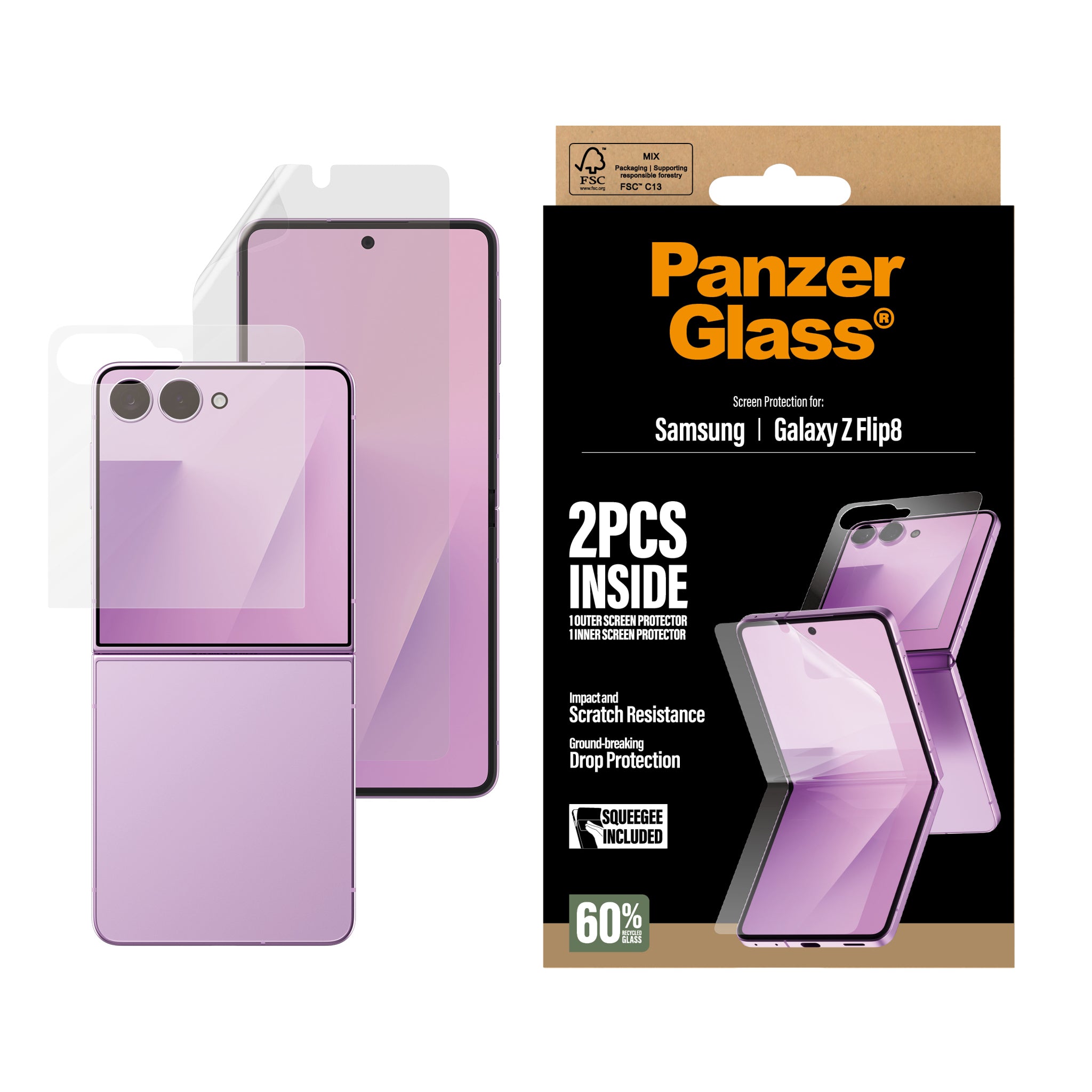 PanzerGlass® Screen Protector Samsung Galaxy New Z Flip7 | Glass & Film